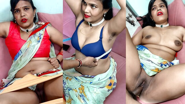 (Moosa Tailor) seduces and fucked hard Pinki Bhabhi during taking measurment of her chest xxx blowjob video